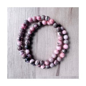 Pink Zebra Jasper Bracelet