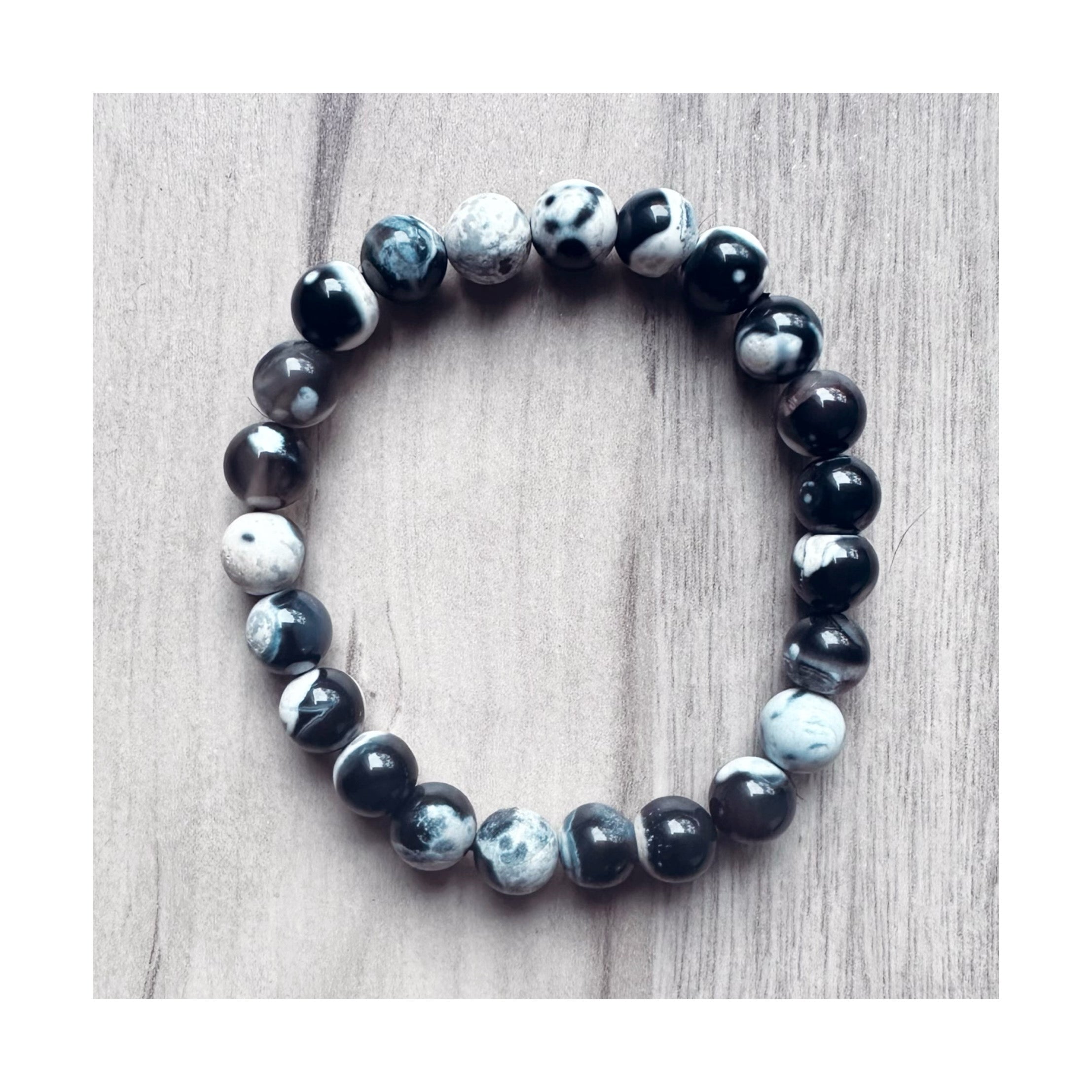 Orca Agate Bracelet
