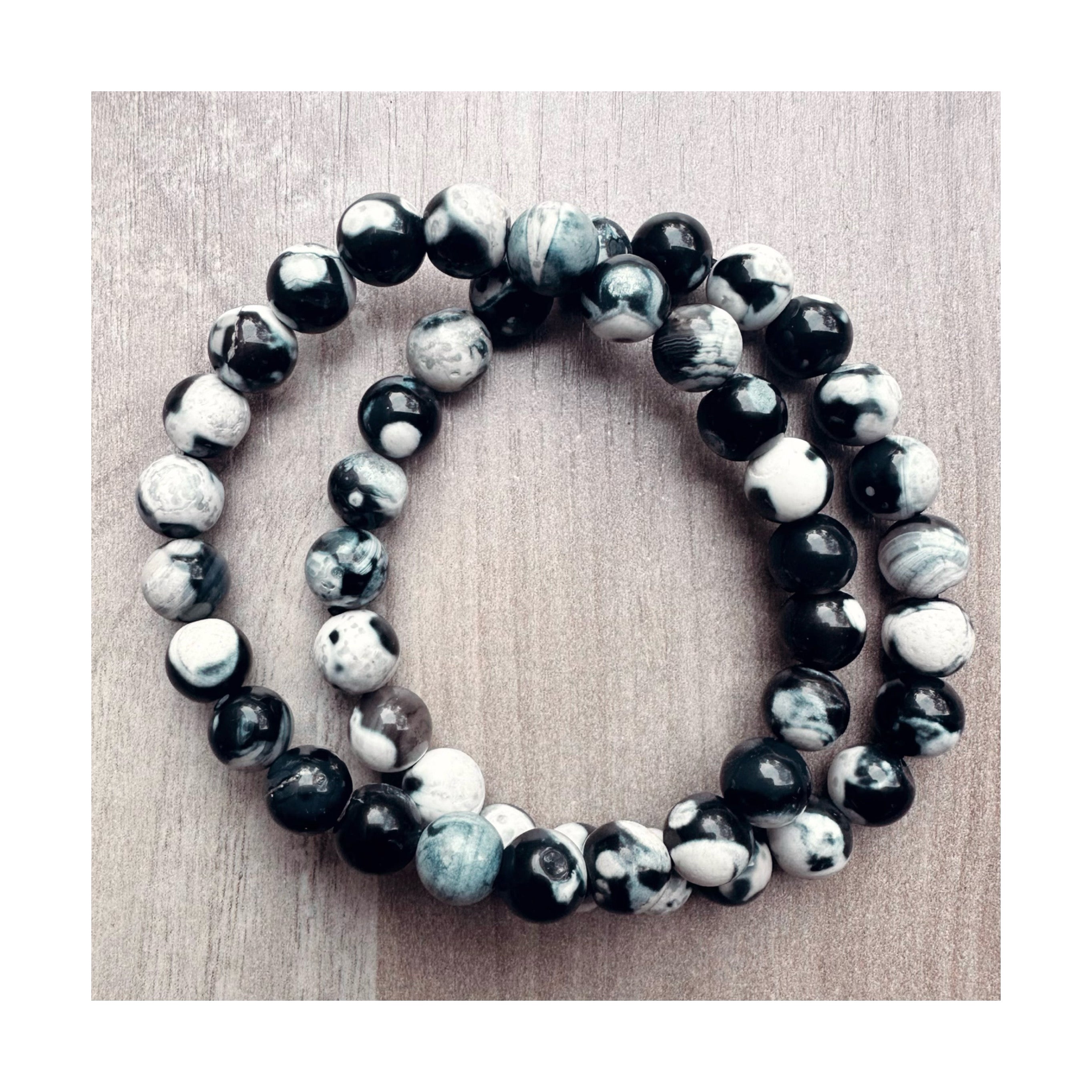 Orca Agate Bracelet