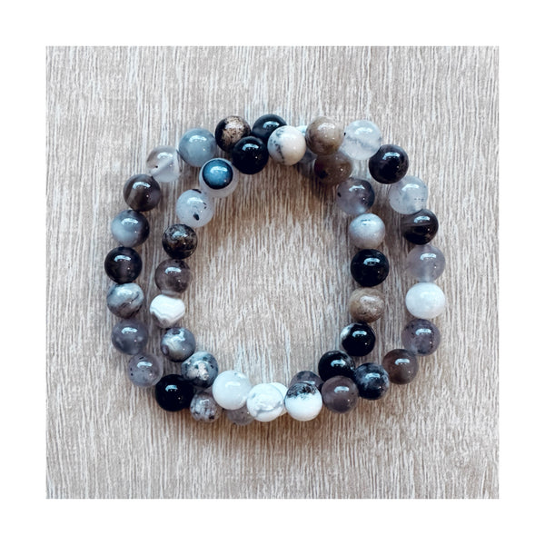 Dendritic agate bracelet shops