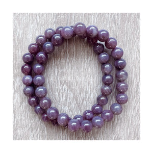 Lavender Rose Quartz Bracelet