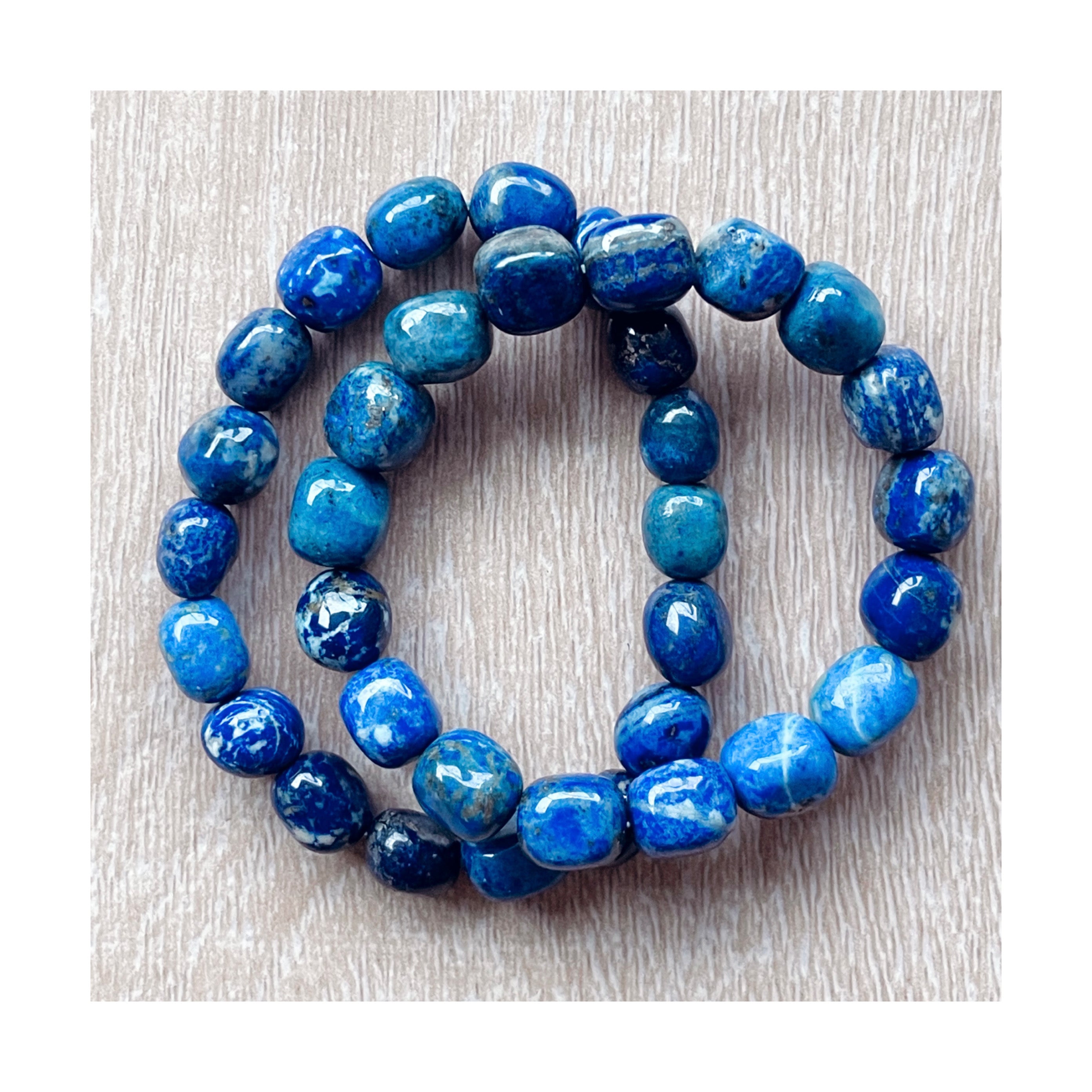 Lapis Lazuli Uncut Bracelets - Healing World
